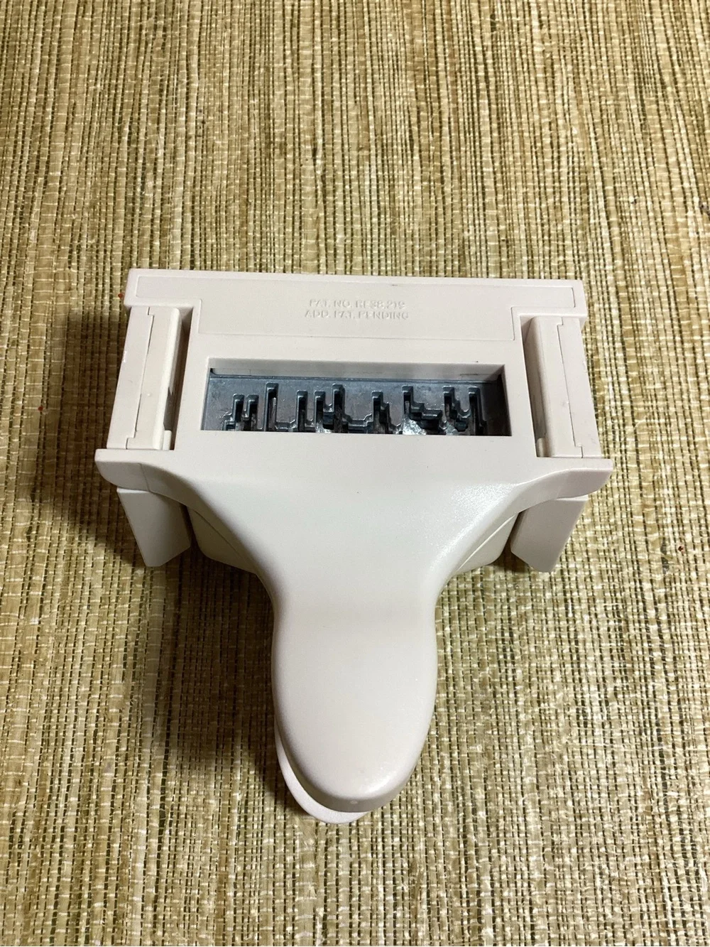 White Wall-Mount Hook with Decorative Skyline Accent